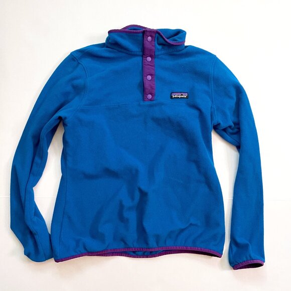 Patagonia Kids Micro D Snap Pullover, Size 10 (M) - Picture 2 of 5